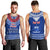 Personalised Toa Samoa Christmas Men Tank Top Samoa Siva Tau Manuia Le Kerisimasi Blue Vibe LT9 - Polynesian Pride