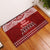 Toa Samoa Christmas Rubber Doormat Samoa Siva Tau Manuia Le Kerisimasi Red Vibe LT9 Red - Polynesian Pride