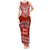 Toa Samoa Christmas Tank Maxi Dress Samoa Siva Tau Manuia Le Kerisimasi Red Vibe LT9 Women Red - Polynesian Pride