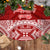 Toa Samoa Christmas Tree Skirt Samoa Siva Tau Manuia Le Kerisimasi Red Vibe LT9 - Polynesian Pride