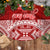 Personalised Toa Samoa Christmas Tree Skirt Samoa Siva Tau Manuia Le Kerisimasi Red Vibe LT9 - Polynesian Pride