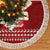 Personalised Toa Samoa Christmas Tree Skirt Samoa Siva Tau Manuia Le Kerisimasi Red Vibe LT9 - Polynesian Pride