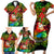 Personalised Vanuatu Joyeux Noel Family Matching Short Sleeve Bodycon Dress and Hawaiian Shirt Christmas Santas God Yumi LT9 - Polynesian Pride