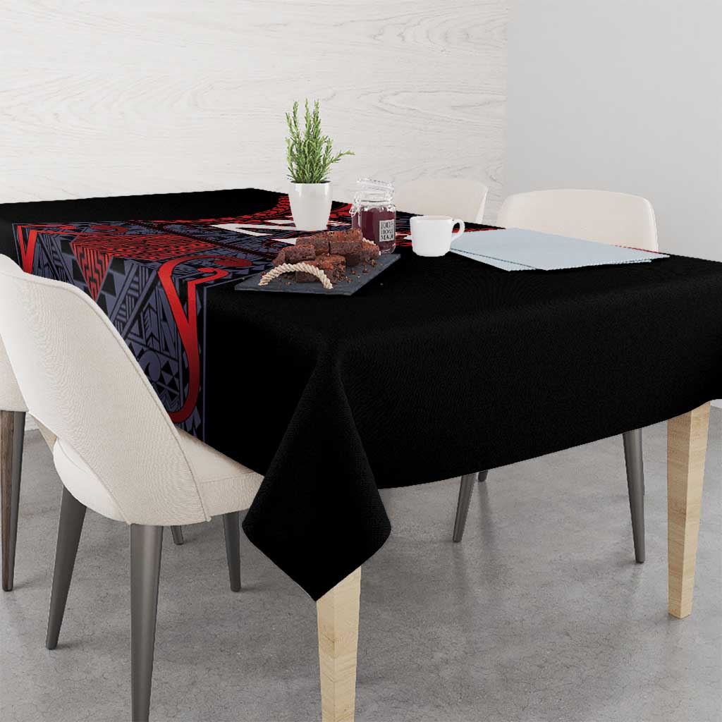 Custom New Zealand Tablecloth Maori Kiwiana Pattern Tukutuku Motif LT9 - Polynesian Pride