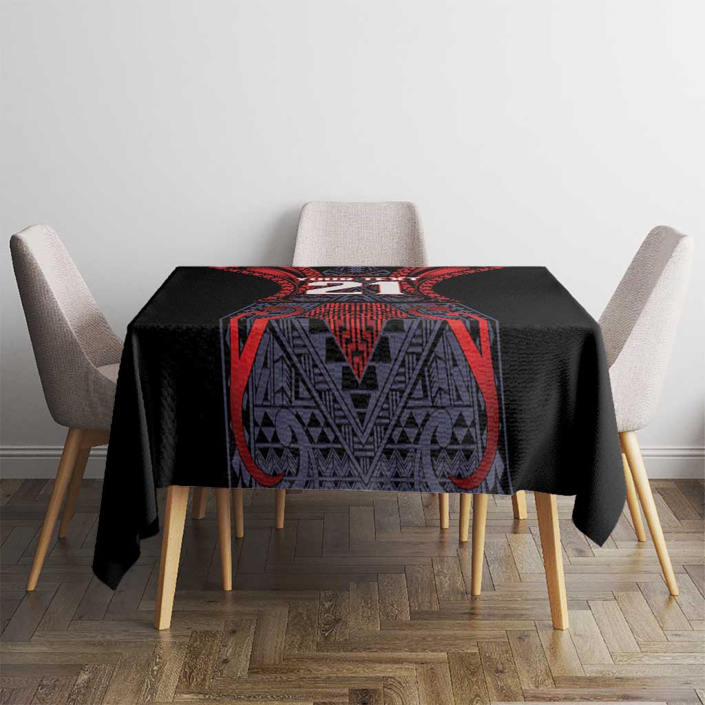 Custom New Zealand Tablecloth Maori Kiwiana Pattern Tukutuku Motif LT9 - Polynesian Pride