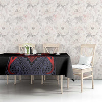 Custom New Zealand Tablecloth Maori Kiwiana Pattern Tukutuku Motif LT9 - Polynesian Pride