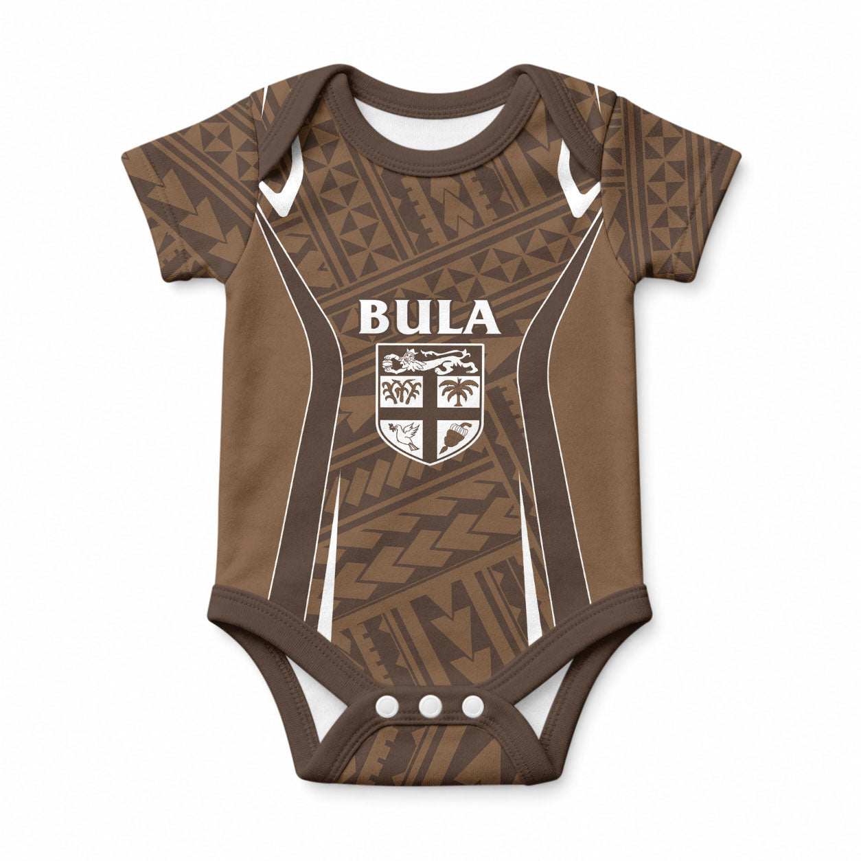Custom Oceania Football Bula Fiji Baby Onesie Polynesian Tribal Pattern LT9 Blue - Polynesian Pride