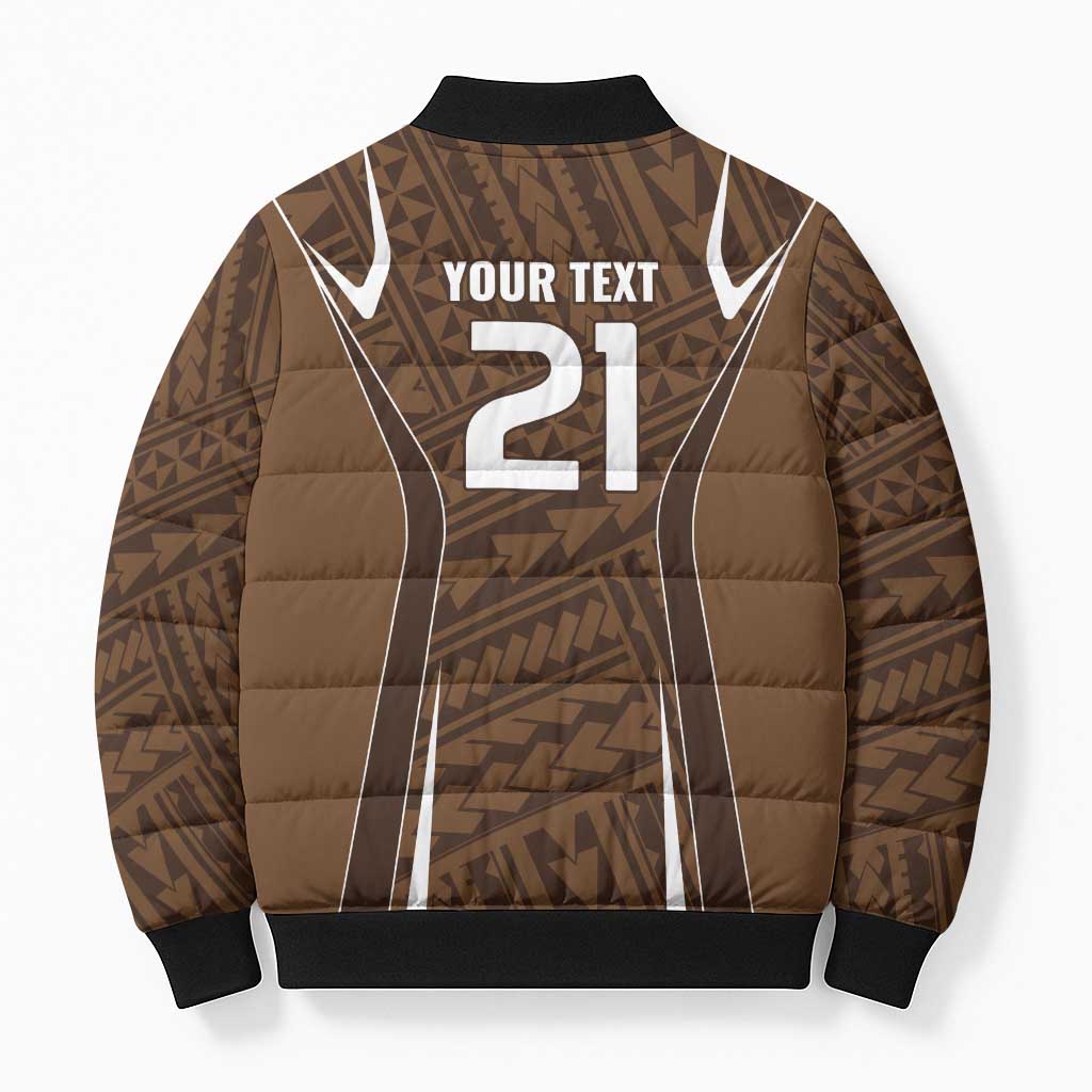 Custom Oceania Football Bula Fiji Bomber Puffer Jacket Polynesian Tribal Pattern LT9 - Polynesian Pride