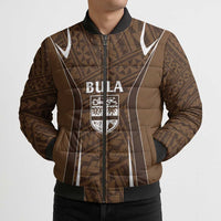 Custom Oceania Football Bula Fiji Bomber Puffer Jacket Polynesian Tribal Pattern LT9 - Polynesian Pride