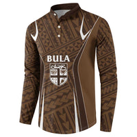Custom Oceania Football Bula Fiji Button Sweatshirt Polynesian Tribal Pattern LT9 - Polynesian Pride
