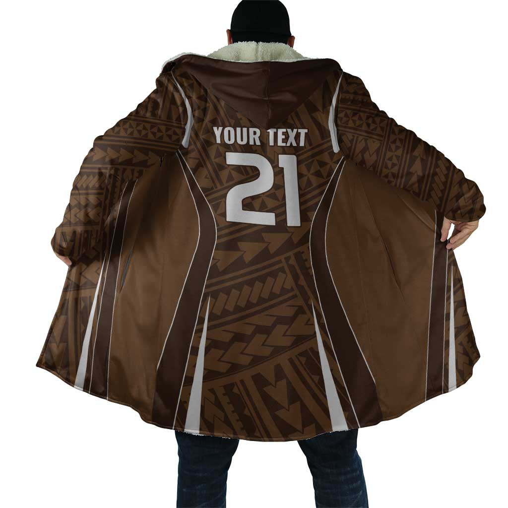 Custom Oceania Football Bula Fiji Cloak Polynesian Tribal Pattern LT9 - Polynesian Pride
