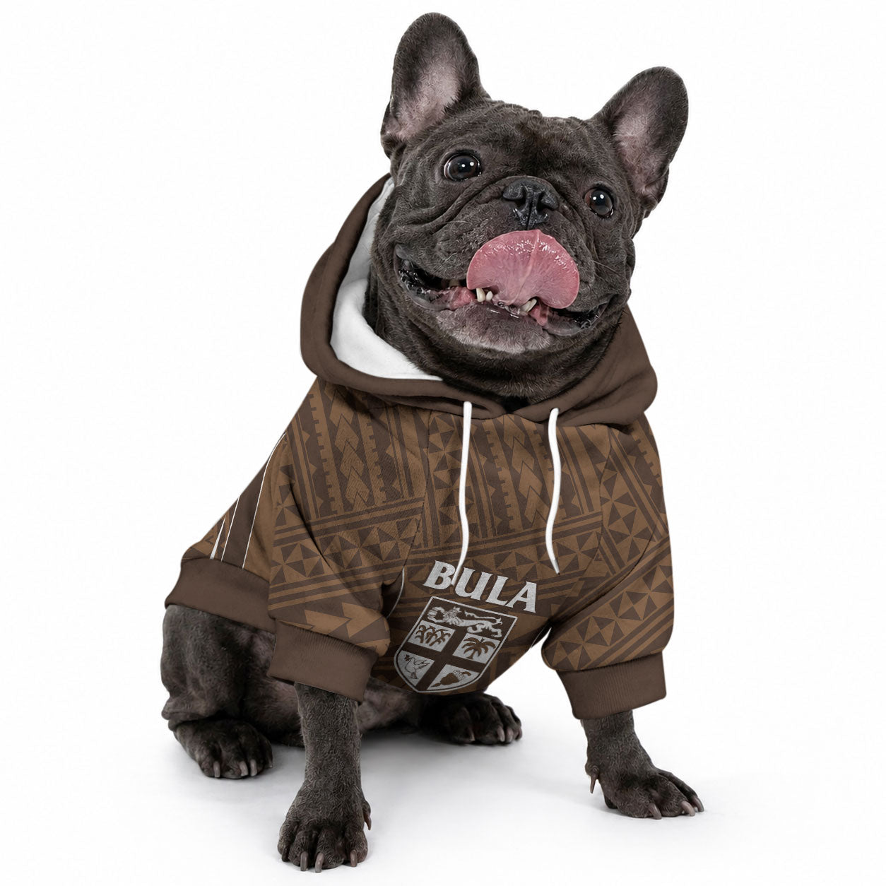 Custom Oceania Football Bula Fiji Pet Hoodie Polynesian Tribal Pattern LT9 - Polynesian Pride