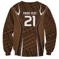 Custom Oceania Football Bula Fiji Sweatshirt Polynesian Tribal Pattern LT9 - Polynesian Pride