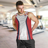 Custom Oceania Football Tahiti Men Tank Top Polynesian Tribal Pattern LT9 White - Polynesian Pride