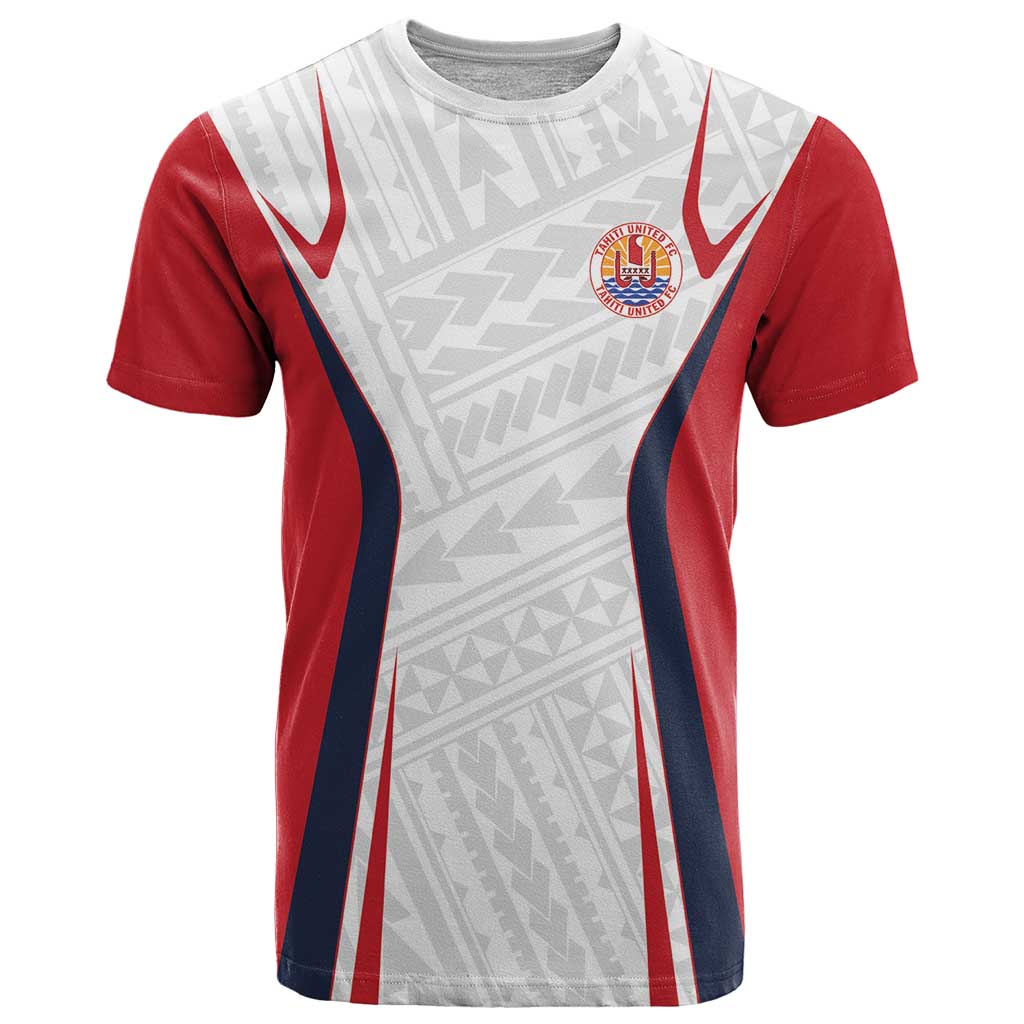 Custom Oceania Football Tahiti T Shirt Polynesian Tribal Pattern LT9 White - Polynesian Pride