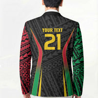 Custom Oceania Football Vanuatu Blazer Polynesian Tribal Pattern LT9 - Polynesian Pride