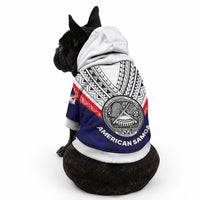 American Samoa Pet Hoodie Bald Eagle with Polynesian Pattern LT9 - Polynesian Pride
