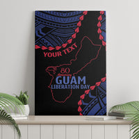 Personalized Guam 80th Anniversary Liberation Day Canvas Wall Art Guahan Basic Seal LT9 - Polynesian Pride