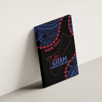 Personalized Guam 80th Anniversary Liberation Day Canvas Wall Art Guahan Basic Seal LT9 - Polynesian Pride