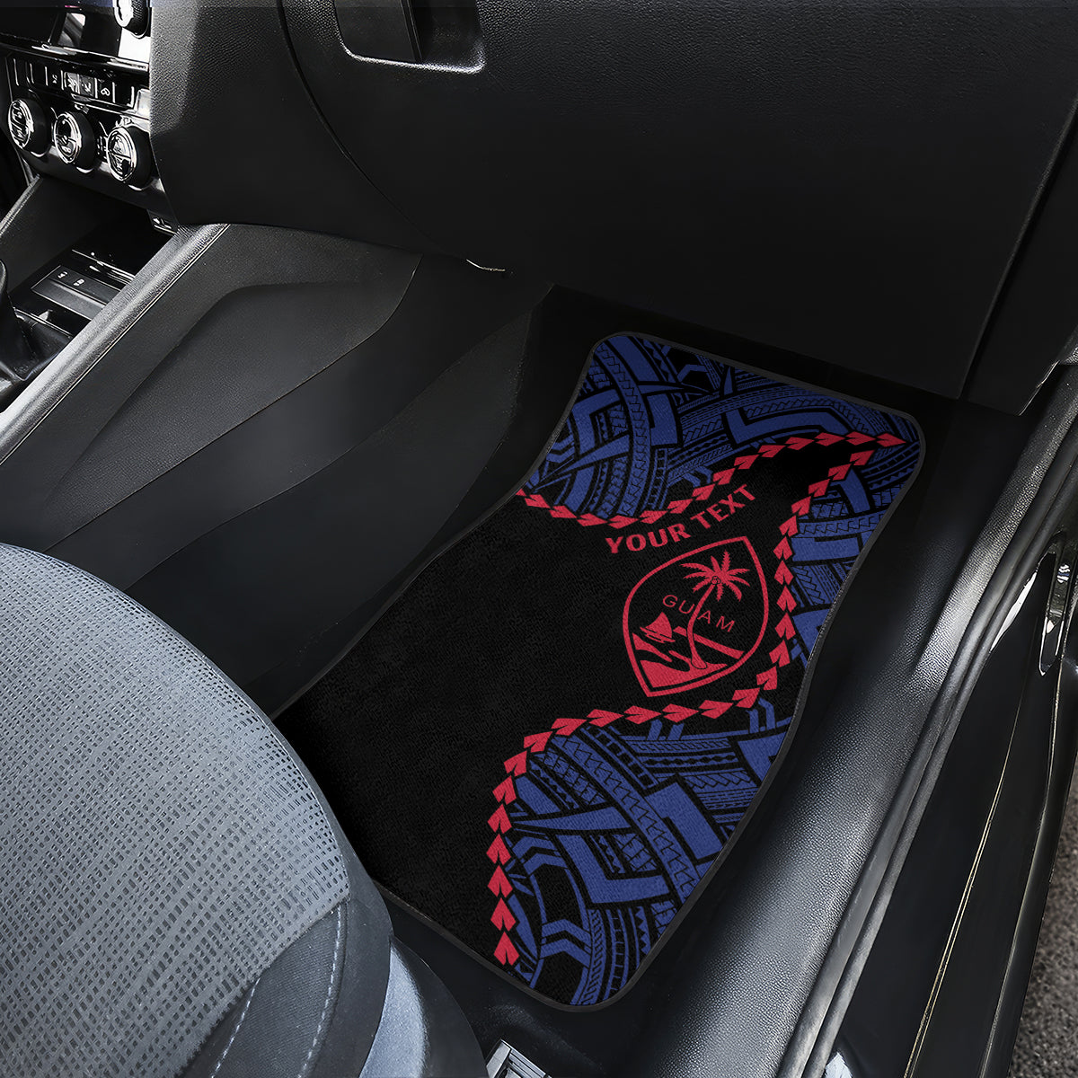 Personalized Guam 80th Anniversary Liberation Day Car Mats Guahan Basic Seal LT9 - Polynesian Pride