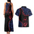 Personalized Guam 80th Anniversary Liberation Day Couples Matching Tank Maxi Dress and Hawaiian Shirt Guahan Basic Seal