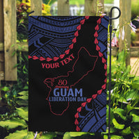 Personalized Guam 80th Anniversary Liberation Day Garden Flag Guahan Basic Seal LT9 Garden Flag Black - Polynesian Pride
