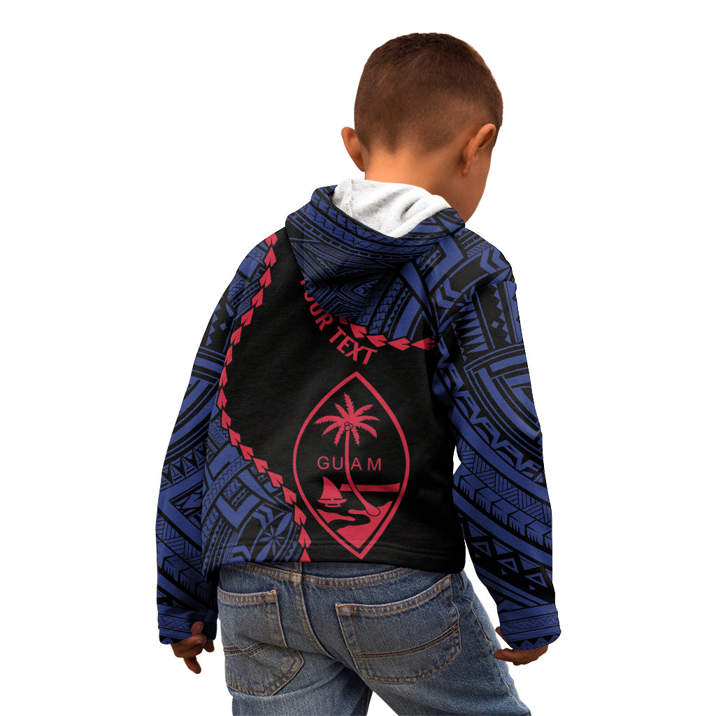 Personalized Guam 80th Anniversary Liberation Day Kid Hoodie Guahan Basic Seal LT9 - Polynesian Pride