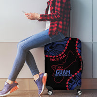 Personalized Guam 80th Anniversary Liberation Day Luggage Cover Guahan Basic Seal LT9 - Polynesian Pride