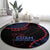 Personalized Guam 80th Anniversary Liberation Day Round Carpet Guahan Basic Seal