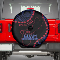Personalized Guam 80th Anniversary Liberation Day Spare Tire Cover Guahan Basic Seal LT9 - Polynesian Pride