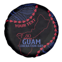 Personalized Guam 80th Anniversary Liberation Day Spare Tire Cover Guahan Basic Seal LT9 - Polynesian Pride