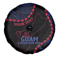 Personalized Guam 80th Anniversary Liberation Day Spare Tire Cover Guahan Basic Seal LT9 - Polynesian Pride