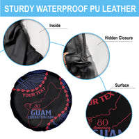 Personalized Guam 80th Anniversary Liberation Day Spare Tire Cover Guahan Basic Seal LT9 - Polynesian Pride