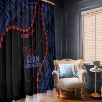 Personalized Guam 80th Anniversary Liberation Day Window Curtain Guahan Basic Seal LT9 - Polynesian Pride