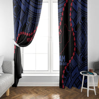 Personalized Guam 80th Anniversary Liberation Day Window Curtain Guahan Basic Seal LT9 - Polynesian Pride