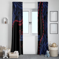 Personalized Guam 80th Anniversary Liberation Day Window Curtain Guahan Basic Seal LT9 - Polynesian Pride