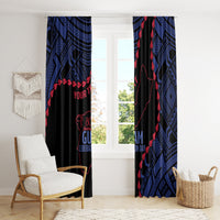 Personalized Guam 80th Anniversary Liberation Day Window Curtain Guahan Basic Seal LT9 - Polynesian Pride