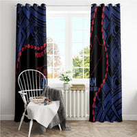 Personalized Guam 80th Anniversary Liberation Day Window Curtain Guahan Basic Seal LT9 - Polynesian Pride