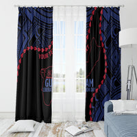 Personalized Guam 80th Anniversary Liberation Day Window Curtain Guahan Basic Seal LT9 - Polynesian Pride