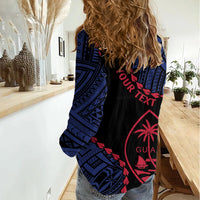 Personalized Guam 80th Anniversary Liberation Day Women Casual Shirt Guahan Basic Seal LT9 - Polynesian Pride
