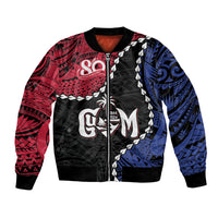 Personalized Guam 80th Anniversary Liberation Day Bomber Jacket Tano I Man Chamoru Since 1944 LT9 Unisex Black - Polynesian Pride