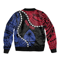 Personalized Guam 80th Anniversary Liberation Day Bomber Jacket Tano I Man Chamoru Since 1944 LT9 - Polynesian Pride