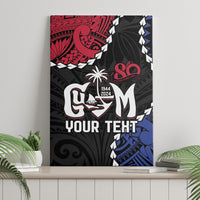 Personalized Guam 80th Anniversary Liberation Day Canvas Wall Art Tano I Man Chamoru Since 1944 LT9 - Polynesian Pride