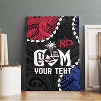 Personalized Guam 80th Anniversary Liberation Day Canvas Wall Art Tano I Man Chamoru Since 1944 LT9 - Polynesian Pride