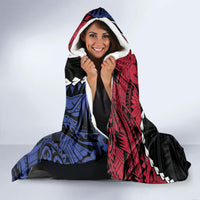 Personalized Guam 80th Anniversary Liberation Day Hooded Blanket Tano I Man Chamoru Since 1944 LT9 - Polynesian Pride