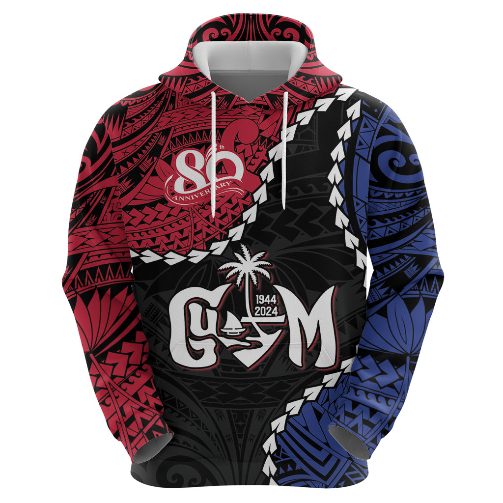 Personalized Guam 80th Anniversary Liberation Day Hoodie Tano I Man Chamoru Since 1944 LT9 - Polynesian Pride