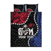 Personalized Guam 80th Anniversary Liberation Day Quilt Bed Set Tano I Man Chamoru Since 1944 LT9 - Polynesian Pride