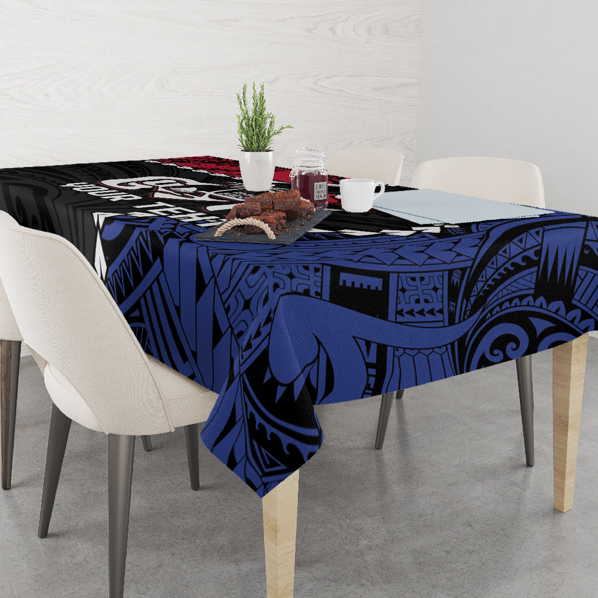 Personalized Guam 80th Anniversary Liberation Day Tablecloth Tano I Man Chamoru Since 1944 LT9 - Polynesian Pride