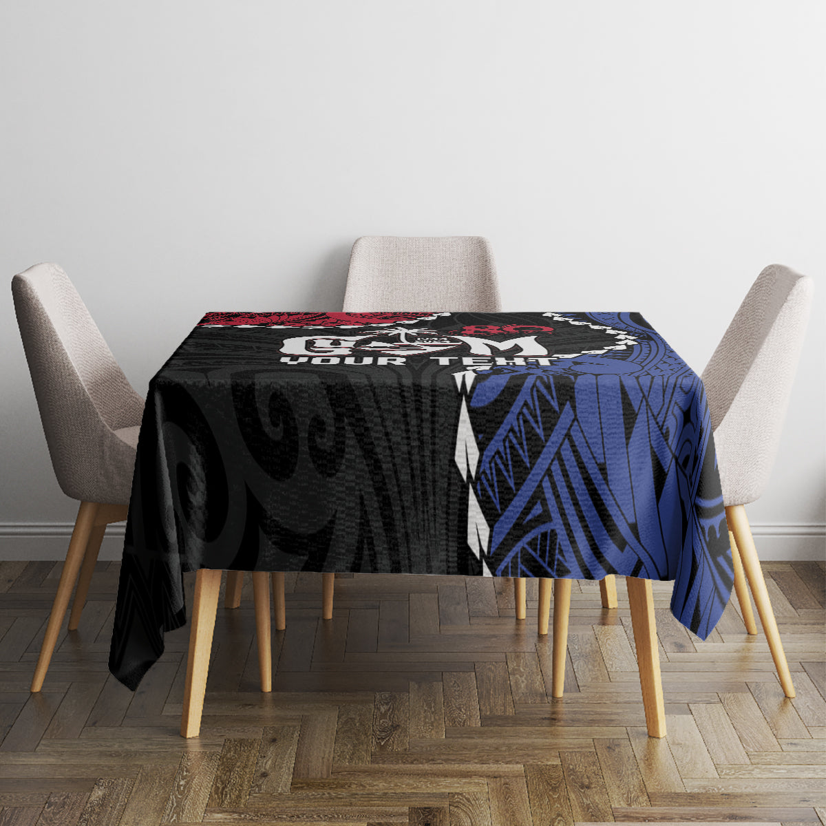 Personalized Guam 80th Anniversary Liberation Day Tablecloth Tano I Man Chamoru Since 1944 LT9 - Polynesian Pride