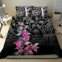 Guahan Puti Tai Nobiu Bedding Set Guam Bougainvillea Flower Art LT9 - Polynesian Pride